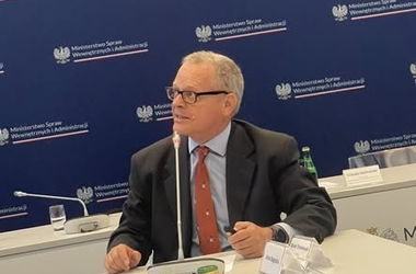 Na zdjęciu widoczny prof. Paweł Swianiewicz - Dyrektor Narodowego Instytutu Samorządu Terytorialnego - kliknięcie spowoduje wyświetlenie powiększonego zdjęcia